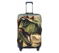 Housse de protection élastique lavable et anti-rayures pour valise Motif dinosaure Movie 04, blanc, X-Large