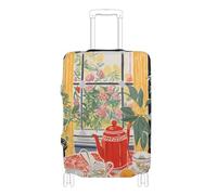 Housse de protection élastique lavable pour valise de 45,7 à 81,3 cm, Thé exquis de l'après-midi, M 22-24 in