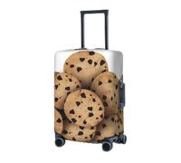 Housse de protection élastique pour valise, biscuits, aliments, pépites de chocolat, biscuits, valise, housse de protection lavable, housse de protection anti-poussière pour bagages de 45,7 à 81,3 cm,