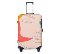 Housse de protection élastique pour valise de voyage résistante à la poussière et aux rayures - 55,9 à 61 cm - Couleurs des années 70