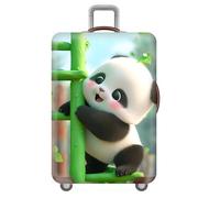 Housse De Protection éLastique pour Valise,Housse De Valise 18-32 Pouces,Lavable pour Voyage,Luggage Trolley Case Cover Protector,Luggage Cover,Enfants,Adultes,Panda,Animal (Color 6,M(22-24inch))