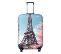 Housse de Protection élastique pour Valise, Motif Arbre de la Tour Eiffel, Ftis, 25 à 28 Pouces