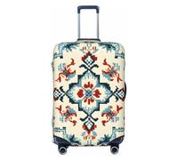 Housse de protection élastique pour valise, motif mandala abstrait, anti-rayures, extensible, lavable et anti-poussière, convient pour les valises de voyage, multicolore, 22"-24" Luggage