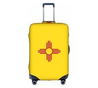 Housse de protection élégante pour valise - Drapeau du Nouveau-Mexique Imprimé Bagages Accessoires de voyage, Bagages extensibles, blanc, S