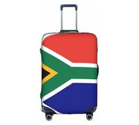 Housse de protection élégante pour valise, élastique, motif drapeau de l'Afrique du Sud, accessoires de voyage, bagages extensibles, blanc, XL