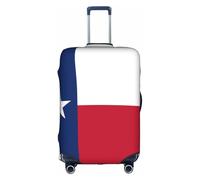 Housse de protection élégante pour valise, élastique, motif drapeau du Texas, accessoires de voyage, bagages extensibles, blanc, XL