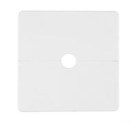 Housse de protection en ABS pour trous muraux, pour dissimuler les tuyaux et les fils derrière les murs de fond TV avec attrait décoratif (type 12 blanc)