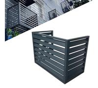 Housse de protection en aluminium pour pompe à chaleur extérieure, convient aux unités de 1,5 p à 5 P, clôture d'intimité durable pour une protection CA toute l'année contre le feuillage