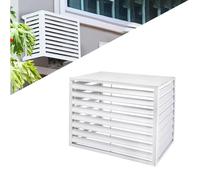Housse de protection en aluminium pour pompe à chaleur extérieure, convient aux unités de 1,5 p à 5 P, clôture d'intimité durable pour une protection CA toute l'année contre le feuillage