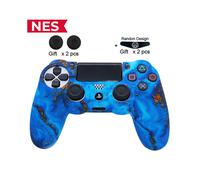 Housse de protection en caoutchouc de silicone souple pour manette Sony Playstation 4 PS4 camouflage