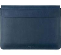 Housse de protection en cuir Fixed Oxford pour Apple MacBook Air 15.3" M4 / M3 / M2, bleu foncé