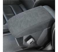 Housse De Protection en Cuir pour Accoudoir Central, Accessoire pour VW pour Tiguan (2023, 2017, 2018, 2019, 2020, 2021, 2022) MK2 Housses Coussins(Suede Black Thread)
