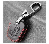 Housse de Protection en Cuir pour clé de Voiture, télécommande Automatique, Coque Porte-clés adaptée pour Citroen c4 c5 Berlingo Picasso Xsara Aygo adaptée pour Peugeot 206 207 307 107 406 408