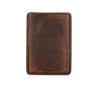 Housse de protection en cuir pour iPad mini 6 7,9/8,3 pouces - Étui de protection vintage en cuir de vachette souple anti-chute avec doublure lisse, styles verticaux et horizontaux café/marron (café