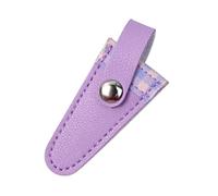 Housse De Protection En Cuir PU Pour Ciseaux Gaine En Treillis Couleur Empêche Les Chutes Gaine Ciseaux À Coudre Colorée Coupe-sourcils Portable Outil Beauté Étui Protection