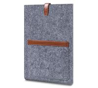 Housse de protection en feutre pour ordinateur portable, compatible avec Apple MacBook Pro de 14", 14", 14,6", 14,6", 14,6", Asus, Dell, HP, Lenovo, Samsung, Microsoft Notebook (gris clair, 14")