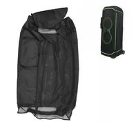 Housse de protection en maille de nylon pour haut-parleur JBL PartyBox Ultimate, anti-poussière avec accès à fermeture éclair et poches de rangement pour accessoires de haut-parleur