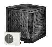 Housse de protection en maille pour climatiseur, capuche anti-poussière - 90 x 90 x 100 cm - Protection pliable à condensateur pour usage quotidien, voyage, piscine, neige, mur, intérieur