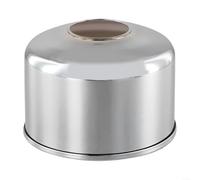 Housse de protection en métal pour bouteille de gaz propane de 230 g G2, étui de protection en fer pour camping, randonnée, barbecue, jaune (argent)