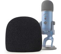 Housse de protection en mousse pour microphones Blue Yeti,Yeti Pro,filtre anti-pop Bleu Yeti (Noir)