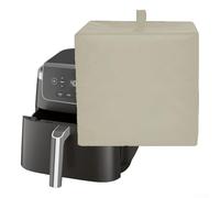 Housse de protection en nylon 420D résistant à la chaleur pour friteuse à air, beige (37 x 35 x 40 cm)