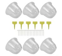 Housse de protection en plastique respirant pour les plantes pour réguler la température et l'humidité, aidant à la rétention d'humidité et à créer des conditions de croissance stables