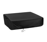 Housse de protection en polyester 210D étanche à la poussière et à la poussière avec cordon de serrage pour barbecue