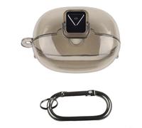 Housse de Protection en pour tpu pour SHOKZ Open Dots ONE, Étui Transparent Souple et Antichoc, pour accessoire de Sport Résistant aux Chocs, Taille 7.7x5.4x3.7cm(Transparent Gray)