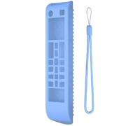 Housse de protection en silicone antidérapante pour télécommande TV BN59-01315A résistante aux chocs avec lanière pour télécommande Smart TV BN59-01315A (bleu)