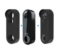 Housse de protection en silicone compatible avec Arlo Video Doorbell (AVD2001/AVD2001B，AVD1001/AVD1001B)-Protégez votre Arlo Doorbell de la lumière directe du soleil,des rayons UV et des intempéries