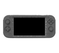 Housse de protection en silicone de demi-paquet de couleur pure pour console switch lite - noir NOIR G