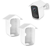 Housse De Protection En Silicone/Étuis/Cuir Pour La Caméra De Sécurité Eufy Security Eufycam 2C Cam Et Eufycam 2C Pro, Protection Contre Les Rayons Uv Et La Pluie (Blanc)