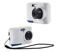 Housse de protection en silicone pour appareil photo Kodak PIXPRO FZ45 - En silicone - Résistante aux rayures - Blanc
