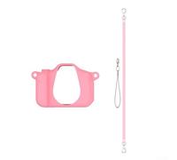 Housse de protection en silicone pour appareil photo Seckton X2 avec design profilé pour maintenir l'utilisation complète des commandes et options de connectivité (rose)
