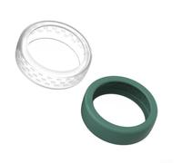 Housse de protection en silicone pour bague Oura 5 couches résistantes aux rayures préserve l'apparence de la bague pendant les activités quotidiennes (M vert 1 + transparent)