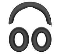 Housse de protection en silicone pour casque Sennheiser Momentum 4, cache-oreilles et bandeau (noir)