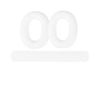 Housse de protection en silicone pour casque So-ny INZONE H9 II - Résistante à la sueur, à l'huile, confortable et respirante - Accessoires pour casque (coussinets de bandeau + 2 coussinets (blanc)
