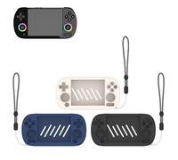 Housse de protection en silicone pour console de jeu ANBERNIC RG40XX H - Protection contre les chutes - Couleur unie - Simple - Blanc clair