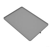 Housse de protection en silicone pour cuisinière électrique à induction, de qualité alimentaire, résistante à la chaleur, 32,5 x 46,5 cm, anti-adhésive, surface facile à nettoyer, beige/noir/gris
