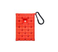 Housse de Protection en Silicone pour Disque Dur pour Samsung T7 Touch Housse de Protection pour Disque Dur SSD Portable PSSD Sleeve Skin Housse de Rangement légère Anti-Chute (T7 Touch Red)