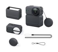 Housse de protection en silicone pour DJI Osmo Nano, étui en silicone avec cordon de serrage, accessoires de protection pour caméra d'action, Noir , Housse de protection en silicone pour DJI Osmo Nano