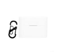 Housse de protection en silicone pour écouteurs Sony WF-1000XM6 - Étui de voyage léger et portable avec ajustement sécurisé (blanc)