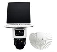 Housse de protection en silicone pour Eufy Security pour Eufycam S4, protection contre les intempéries, protection contre le soleil, la pluie, accessoire de sécurité extérieur