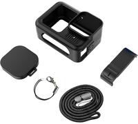 Housse De Protection En Silicone Pour Gopro Hero 13 Black Couvercle Latéral De Batterie, Bouchons D'Objectif, Corde De 40 Cm De Long Et Cordon Pour Kit D'Accessoires De Caméra[Camera2158]