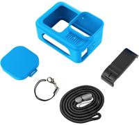 Housse De Protection En Silicone Pour Gopro Hero 13 Blackcouvercle Latéral De Batterie, Bouchons D'Objectif, Corde De 40 Cm De Long Et Cordon Pour Kit D'Accessoires De Caméra[GOP6252943]