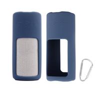 Housse de protection en silicone pour haut-parleur Bluetooth portable JBL Grip, housse de protection souple anti-rayures avec crochet pour accessoires JBL Grip (bleu)