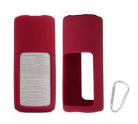 Housse de protection en silicone pour haut-parleur Bluetooth portable JBL Grip, housse de protection souple anti-rayures avec crochet pour accessoires JBL Grip (rouge)