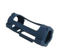Housse de protection en silicone pour haut-parleurs JBL Grip - Protection contre les chutes - Couleur unie - Avec bandoulière - Bleu