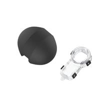 Housse de protection en silicone pour Insta360 X5 Original Dive Case - Design invisible - Disponible en noir, rouge, bleu ciel et blanc (noir)