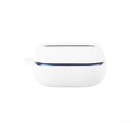 Housse de protection en silicone pour JBL LIVE BUDS 4 avec design léger et fermeture fiable (blanc)